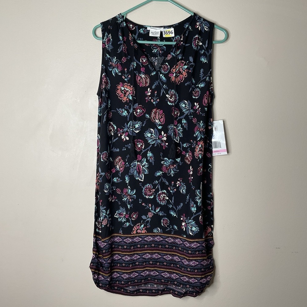 beachlunchlounge Kayla‎ Dress Women's Size Small Hippie Boho Tassel Dress New
